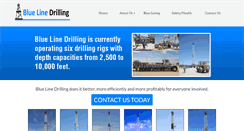 Desktop Screenshot of bluelinedrilling.com